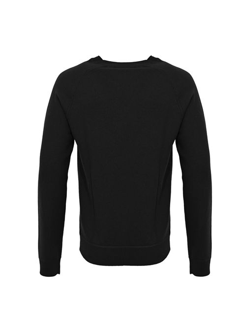 Maglia in lana con inserto a V Nero DSQUARED2 | S74HA1564 D13133900